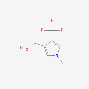 1-Methyl-4-(trifluoromethyl)-1H-pyrrole-3-methanol