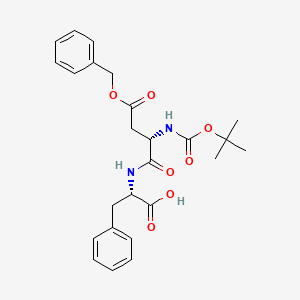 molecular formula C25H30N2O7 B1525613 Boc-asp(obzl)-phe-OH CAS No. 68763-45-1