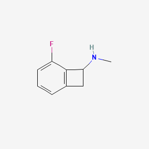 5-Fluoro-N-methylbicyclo[4.2.0]octa-1,3,5-trien-7-amine