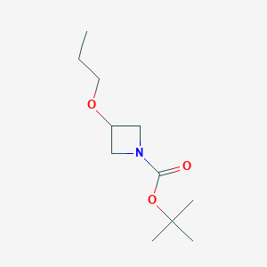 molecular formula C11H21NO3 B1525614 Tert-butyl 3-propoxyazetidine-1-carboxylate CAS No. 1314988-15-2