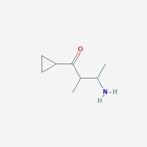 3-Amino-1-cyclopropyl-2-methylbutan-1-one