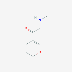 1-(3,4-Dihydro-2H-pyran-5-yl)-2-(methylamino)ethan-1-one