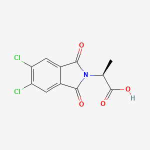 (2S)-2-(5,6-Dichloro-1,3-dioxo-2,3-dihydro-1H-isoindol-2-yl)propanoic acid