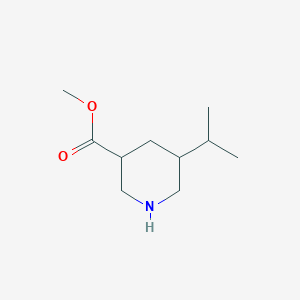 Methyl 5-(propan-2-YL)piperidine-3-carboxylate