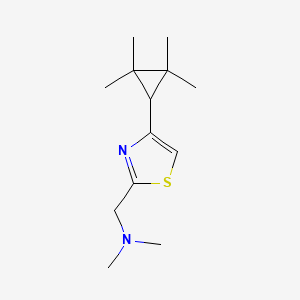 Dimethyl({[4-(2,2,3,3-tetramethylcyclopropyl)-1,3-thiazol-2-yl]methyl})amine