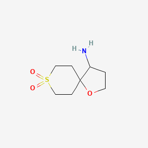 4-Amino-1-oxa-8lambda6-thiaspiro[4.5]decane-8,8-dione