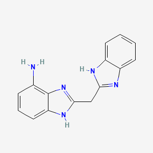 2-[(1H-1,3-Benzodiazol-2-yl)methyl]-1H-1,3-benzodiazol-7-amine