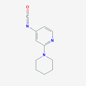 4-Isocyanato-2-piperidin-1-ylpyridine