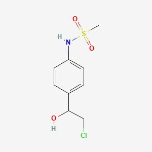 N-[4-(2-chloro-1-hydroxyethyl)phenyl]methanesulfonamide