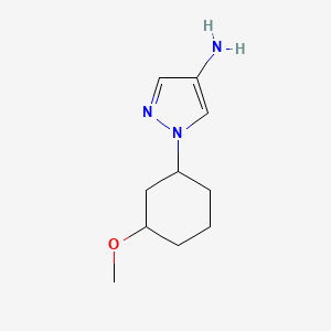 1-(3-methoxycyclohexyl)-1H-pyrazol-4-amine