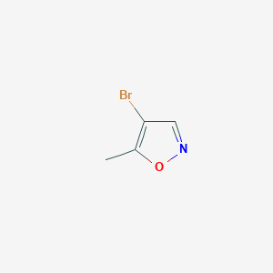 molecular formula C4H4BrNO B152563 4-Bromo-5-methylisoxazole CAS No. 7064-37-1
