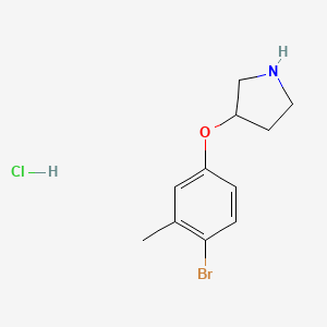 3-(4-Bromo-3-methylphenoxy)pyrrolidine hydrochloride