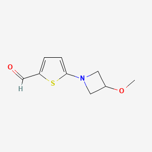 5-(3-Methoxyazetidin-1-yl)thiophene-2-carbaldehyde