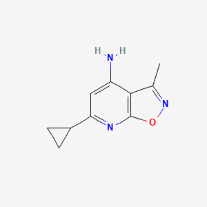 6-Cyclopropyl-3-methyl-[1,2]oxazolo[5,4-b]pyridin-4-amine