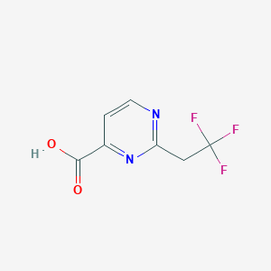 2-(2,2,2-Trifluoroethyl)pyrimidine-4-carboxylic acid