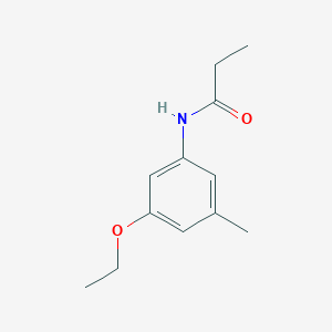 N-(3-Ethoxy-5-methylphenyl)propanamide