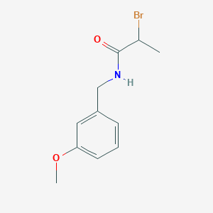 2-bromo-N-(3-methoxybenzyl)propanamide