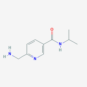 6-(Aminomethyl)-N-(propan-2-yl)pyridine-3-carboxamide