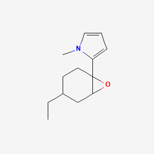 2-{4-ethyl-7-oxabicyclo[4.1.0]heptan-1-yl}-1-methyl-1H-pyrrole