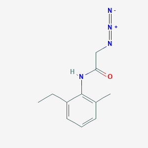 molecular formula C11H14N4O B1525650 2-叠氮基-N-(2-乙基-6-甲苯基)乙酰胺 CAS No. 1249964-01-9