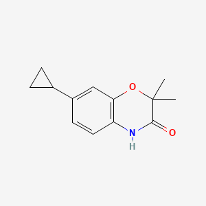 7-Cyclopropyl-2,2-dimethyl-3,4-dihydro-2H-1,4-benzoxazin-3-one