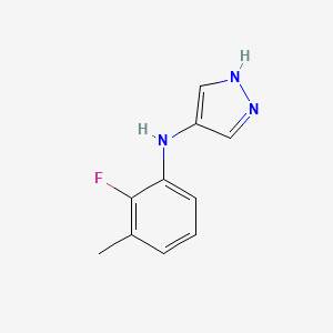 N-(2-Fluoro-3-methylphenyl)-1H-pyrazol-4-amine