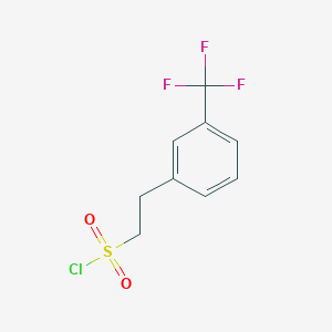 2-[3-(Trifluoromethyl)phenyl]ethane-1-sulfonyl chloride