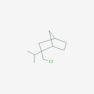 molecular formula C11H19Cl B15256641 2-(Chloromethyl)-2-(propan-2-yl)bicyclo[2.2.1]heptane 