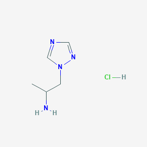 1-(1H-1,2,4-triazol-1-yl)propan-2-amine hydrochloride