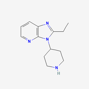 2-Ethyl-3-piperidin-4-YL-3H-imidazo[4,5-B]pyridine