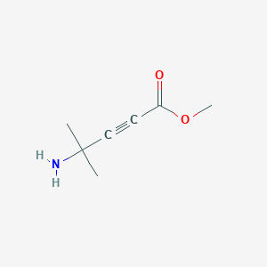 Methyl 4-amino-4-methylpent-2-ynoate