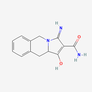 3-amino-1-oxo-1H,5H,10H,10aH-pyrrolo[1,2-b]isoquinoline-2-carboxamide