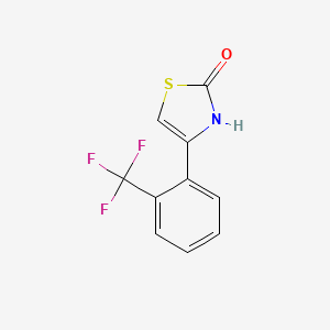 4-[2-(Trifluoromethyl)phenyl]-2,3-dihydro-1,3-thiazol-2-one