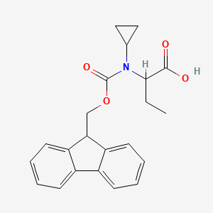 2-[Cyclopropyl({[(9H-fluoren-9-yl)methoxy]carbonyl})amino]butanoic acid