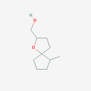 {6-Methyl-1-oxaspiro[4.4]nonan-2-yl}methanol