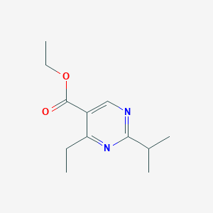 Ethyl 2-isopropyl-4-ethyl-5-pyrimidine carboxylate