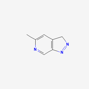 molecular formula C7H7N3 B1525699 5-methyl-3H-pyrazolo[3,4-c]pyridine CAS No. 860410-54-4