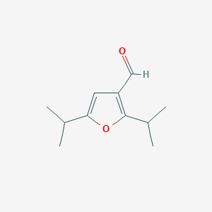 2,5-Bis(propan-2-yl)furan-3-carbaldehyde