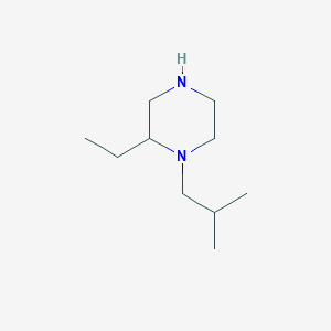 2-Ethyl-1-(2-methylpropyl)piperazine