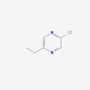 molecular formula C6H7ClN2 B15257082 2-Chloro-5-ethylpyrazine 