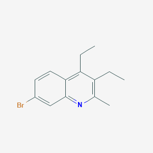 7-Bromo-3,4-diethyl-2-methylquinoline