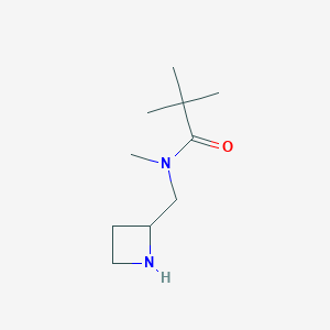 N-[(Azetidin-2-yl)methyl]-N,2,2-trimethylpropanamide