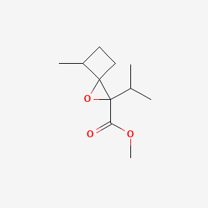 Methyl 4-methyl-2-(propan-2-yl)-1-oxaspiro[2.3]hexane-2-carboxylate