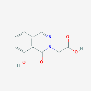 2-(8-Hydroxy-1-oxo-1,2-dihydrophthalazin-2-yl)acetic acid