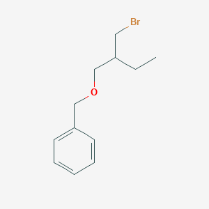 ((2-(Bromomethyl)butoxy)methyl)benzene