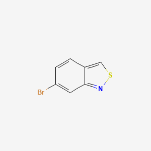 molecular formula C7H4BrNS B1525720 6-溴苯并[c]异噻唑 CAS No. 20712-08-7
