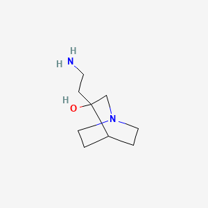 3-(2-Aminoethyl)-1-azabicyclo[2.2.2]octan-3-ol