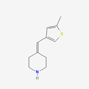 4-[(5-Methylthiophen-3-yl)methylidene]piperidine