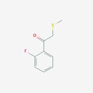 1-(2-Fluorophenyl)-2-(methylsulfanyl)ethan-1-one