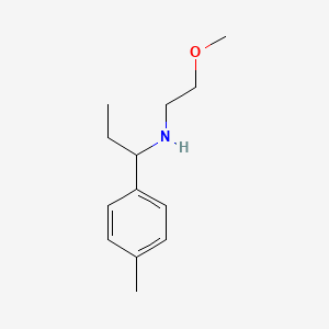 molecular formula C13H21NO B15257324 (2-Methoxyethyl)[1-(4-methylphenyl)propyl]amine 